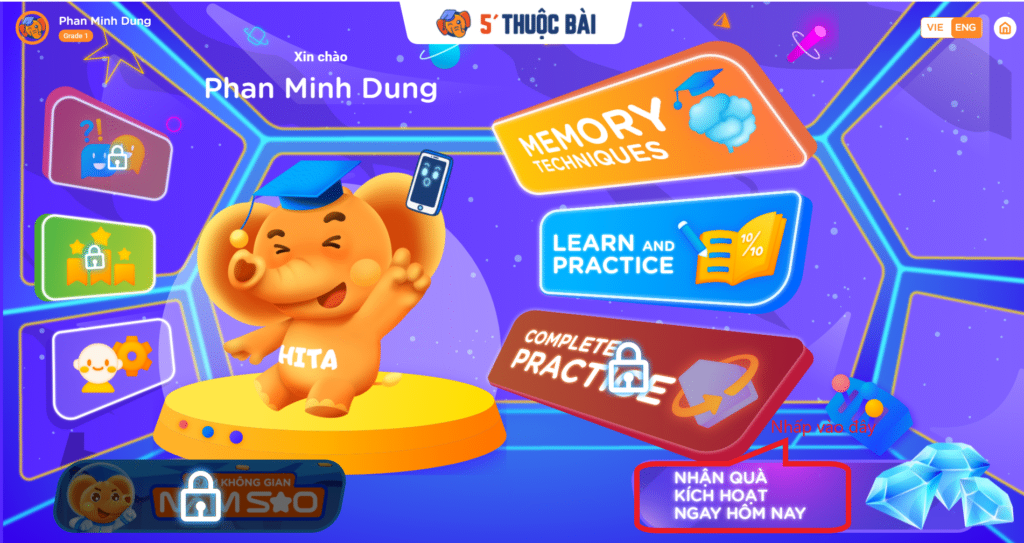 app học tập 5 phút thuộc bài