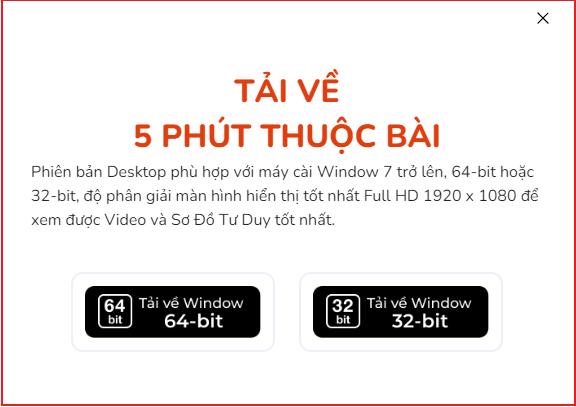 Bước 2: chọn phiên bản phù hơp